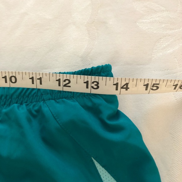 NIKE Teal Running Jogging Shorts S - Picture 3 of 7